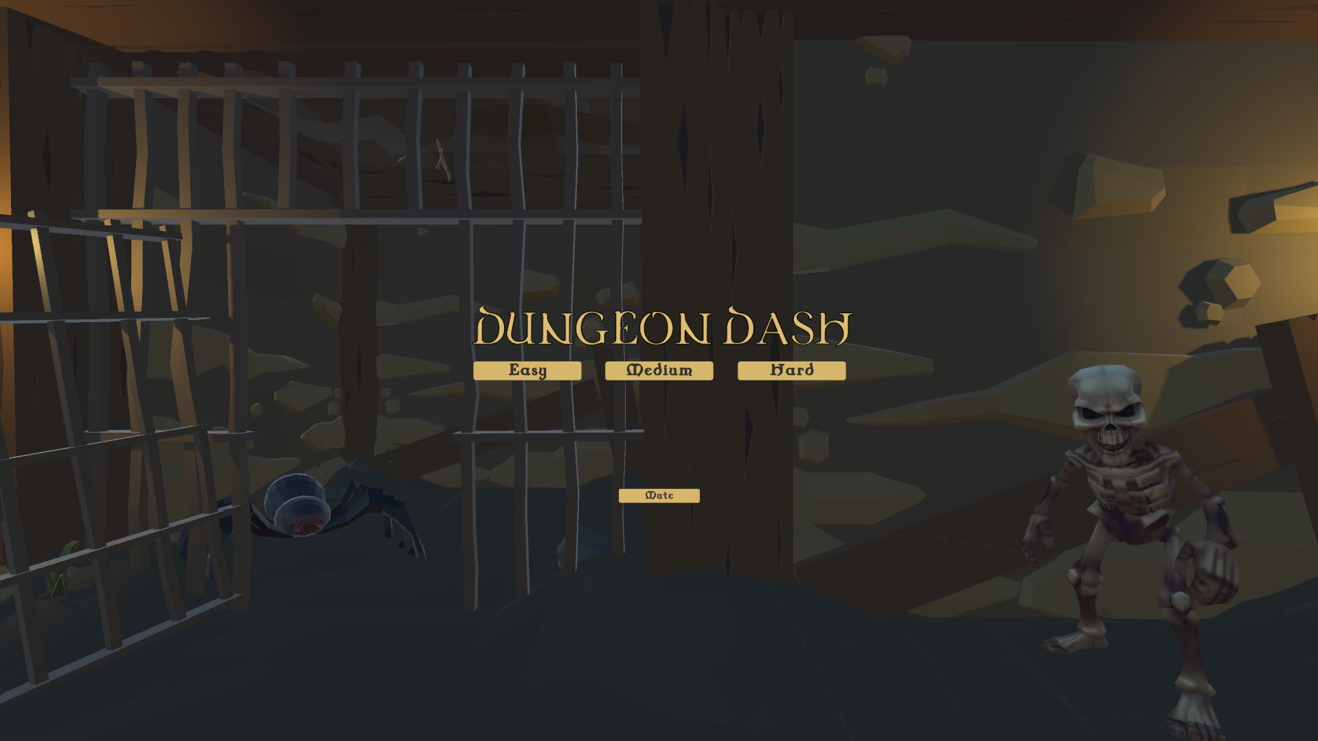 Dungeon Dash Menu Screenshot